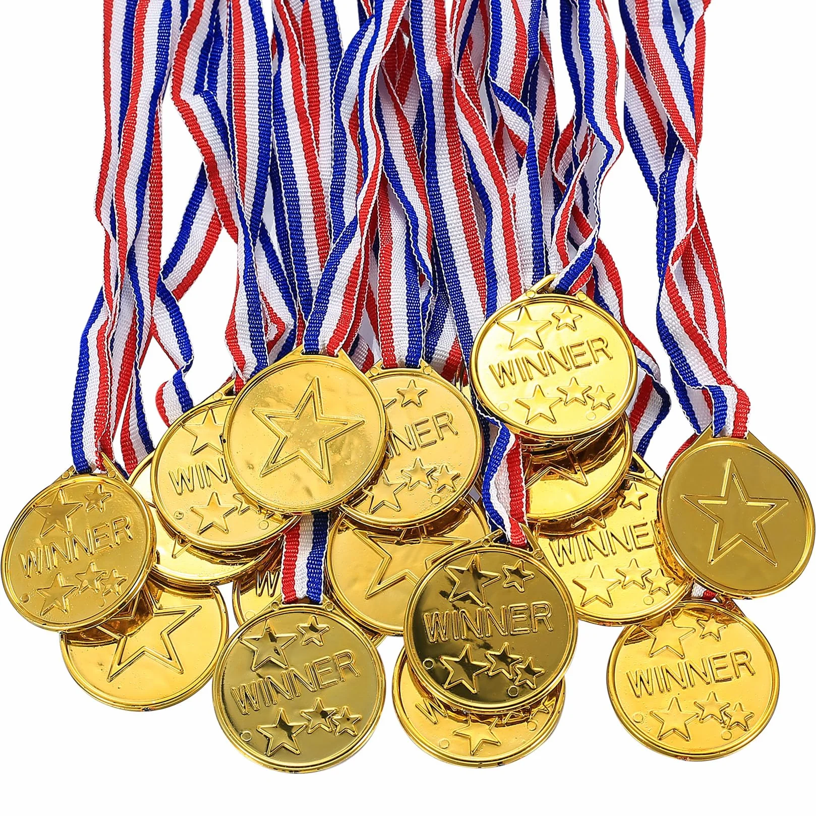 Medaglie d'oro per Bambini Feste Sportivo 30 Pezzi