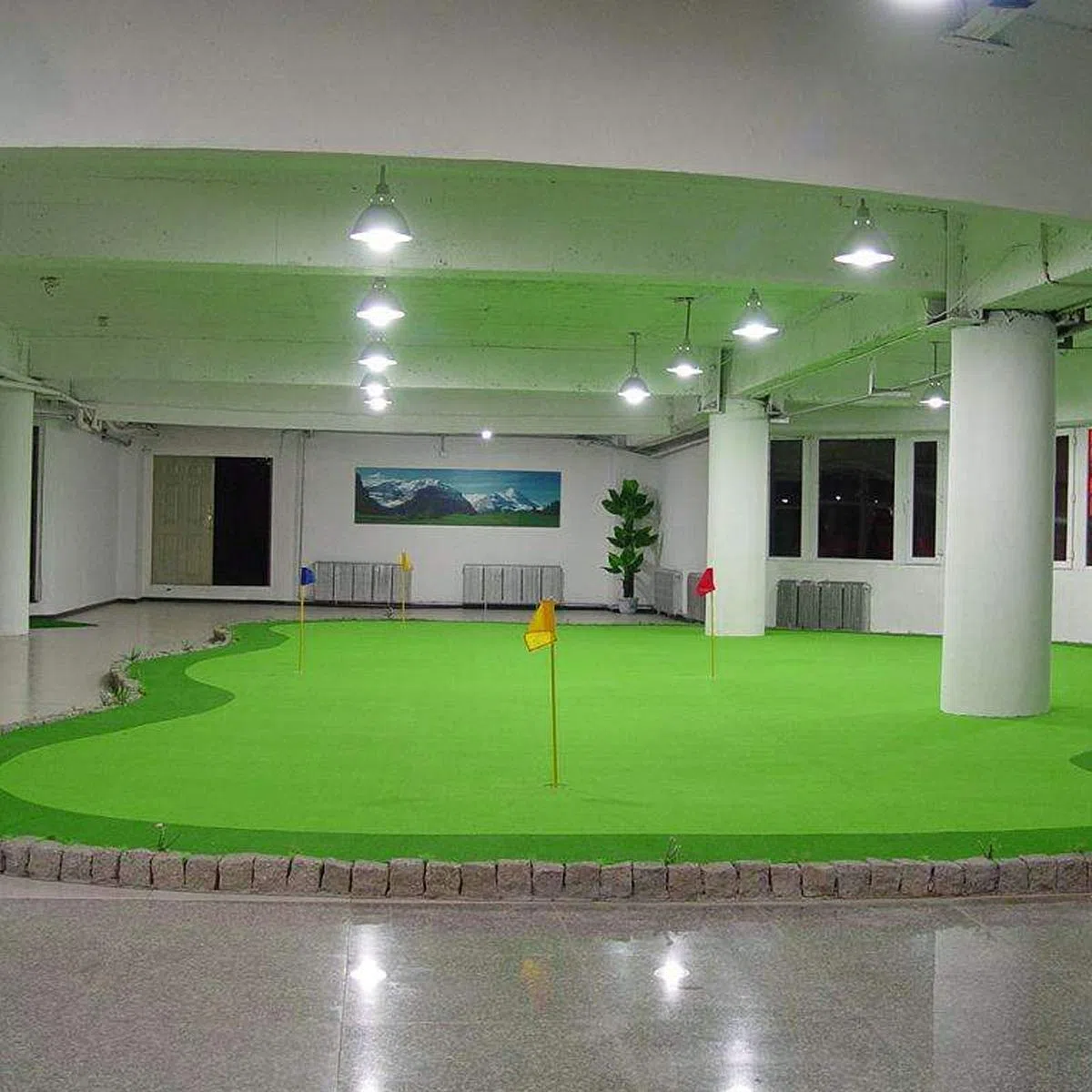 Creatore Di Bandiere Da Putting Per Allenamento Mini Bandierina Rossa Da Allenamento Inserto in Plastica