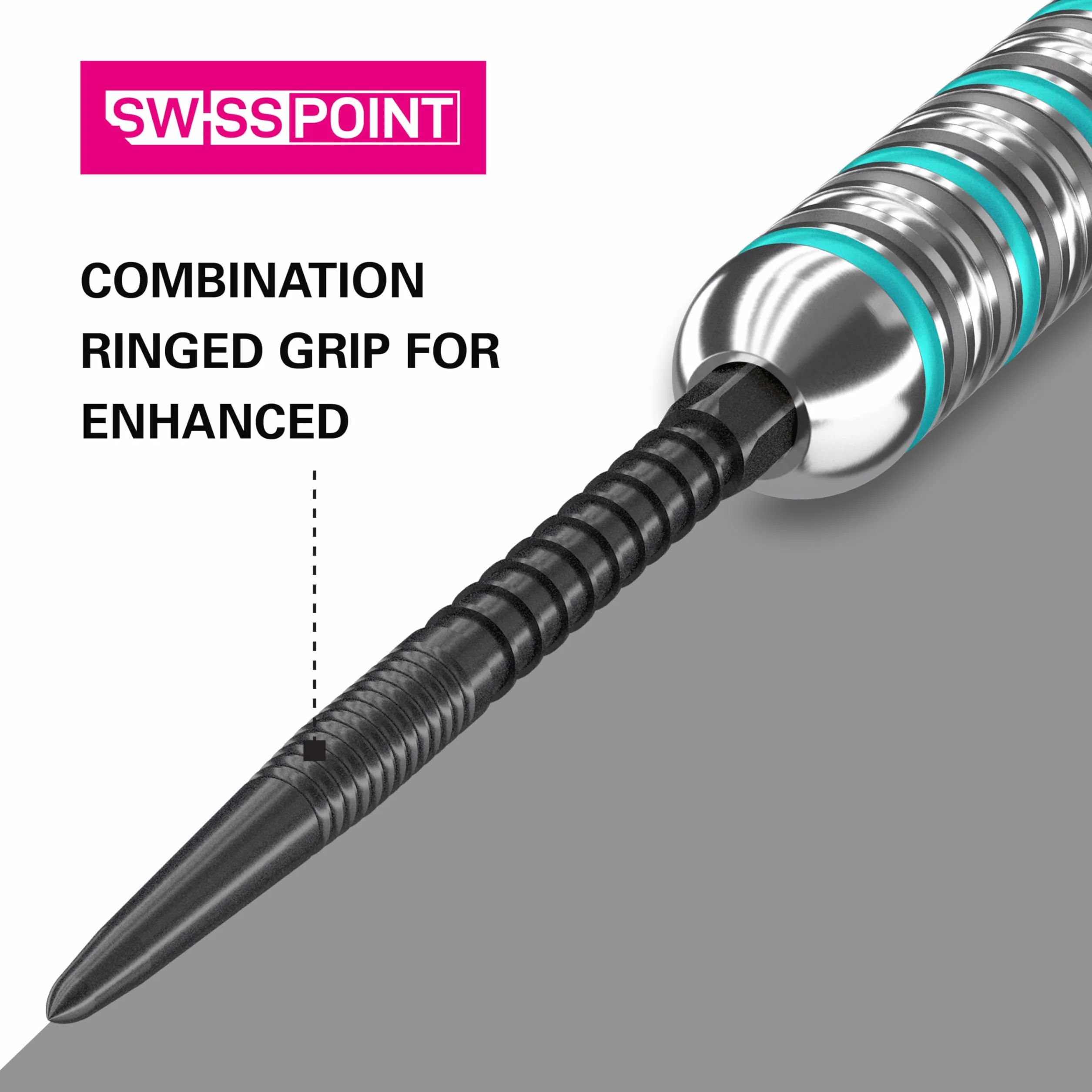 TARGET Freccette Swiss Points - Set di 3 punte per freccette per freccette di fuoco Swiss Point, accessori professionali per freccette
