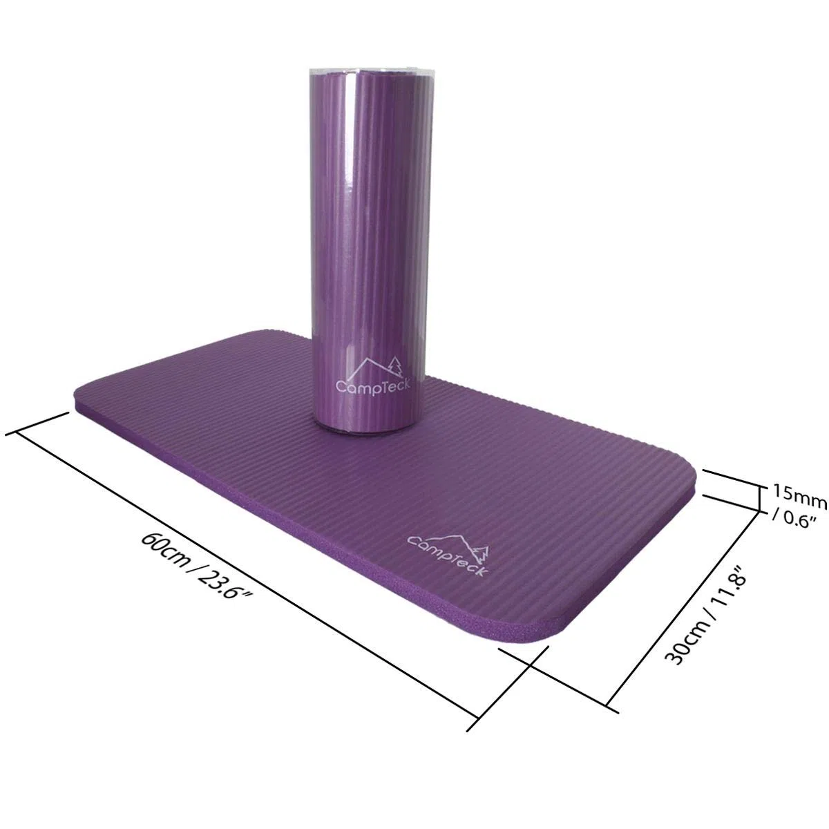 CampTeck Cuscinetto Yoga Ginocchia Schiuma Morbida Antiscivolo Knee Pad per Fitness, Ginnastica, Allenamento, Palestra, Pilates ecc