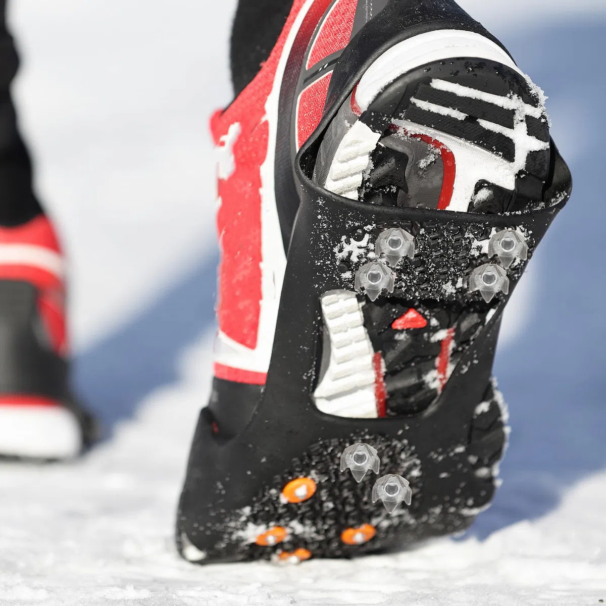Abaodam Tacchetti da Ghiaccio Facile Installazione 50 Pezzi per Scarpe in Acciaio Antiscivolo per Attività All'aperto su Neve e Ghiaccio