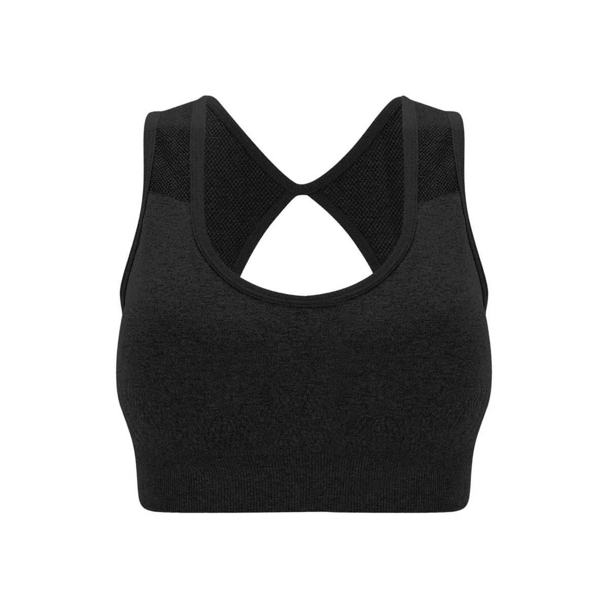 Reggiseno Sportivo Donna Sostegno forte Reggiseno Cotone Senza Ferretto Contenitivo Elastici Fitness Medi Imbottito Push Up Top Palestra Vestiti A Fascia Supporto Medio Intimo Modellante Trasparente