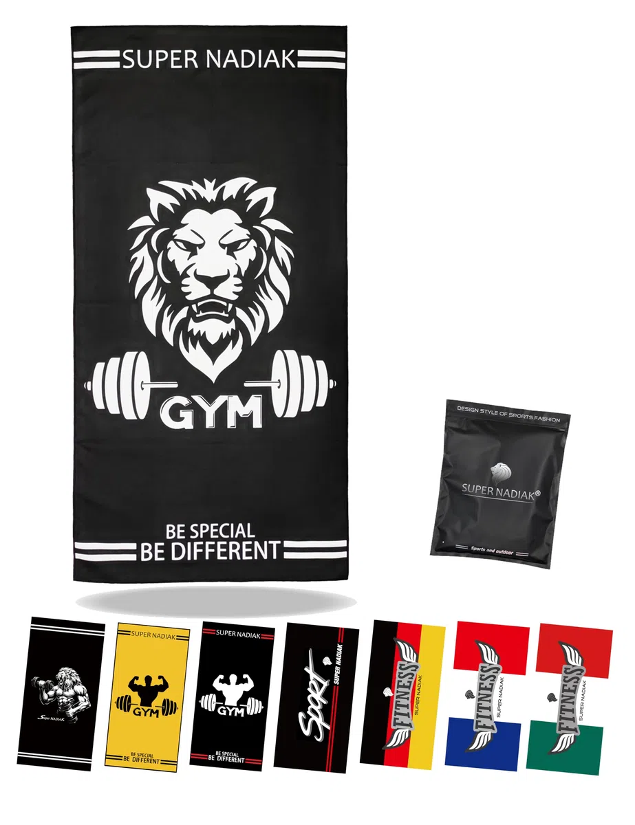 Telo Palestra Microfibra Ultra Assorbente - Asciugamano Fitness Leggero per Allenamento, Uomo e Donna, Accessori Sportivi