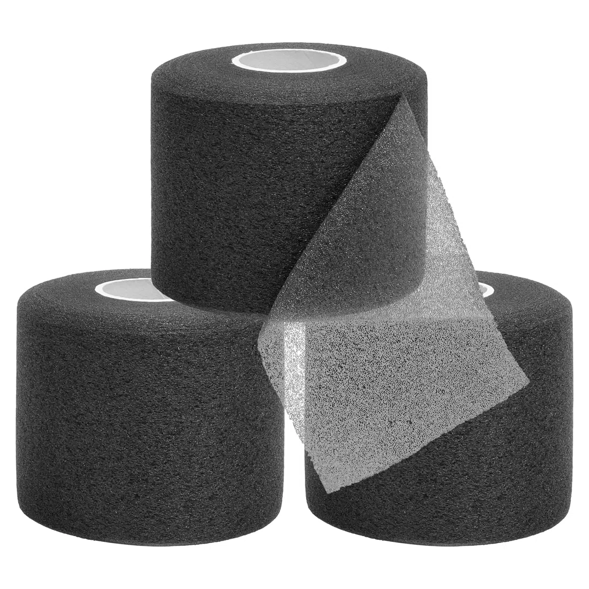 3 Rotoli di Tape Sportivo in Schiuma per Caviglie, Polsi, Mani, Gomiti e Ginocchia, 6 cm x 20 m, Tape Kinesiologico, Nastro Sportivo Previene Lesioni Cutanee e Residui di Adesivo