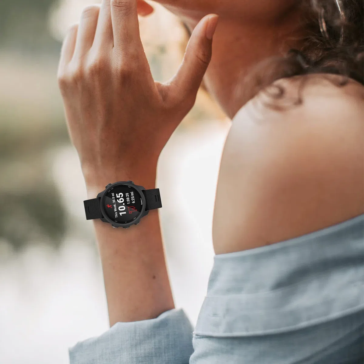 Cinturino per Garmin Forerunner 245/645 Music, larghezza 20 mm, per Garmin Vivoactive 3 Music/Venu/Venu sq