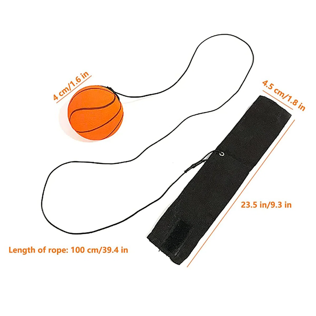Set da 2 Palline Elastico da Polso - Palla Rimbalzo per Esercizi di Riabilitazione e Allenamento, Ideale per Flessibilità e Recupero