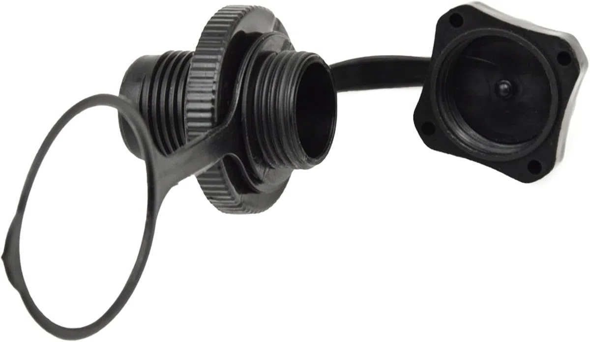 2 tappi di ricambio per valvole dell'aria gonfiabili per barca, 0ne-way, tappi di ricambio per gommoni, gommoni, gommoni, kayak, piscine, barche (22 mm)
