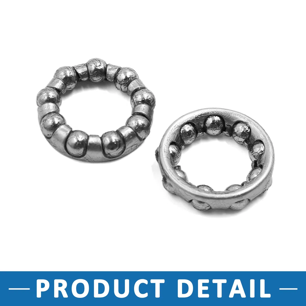 A ABSOPRO Bicicletta ASSE Ruota Sfera Cuscinetto Gabbia 20mm Dia 9 Sfera Acciaio (Set di 10)