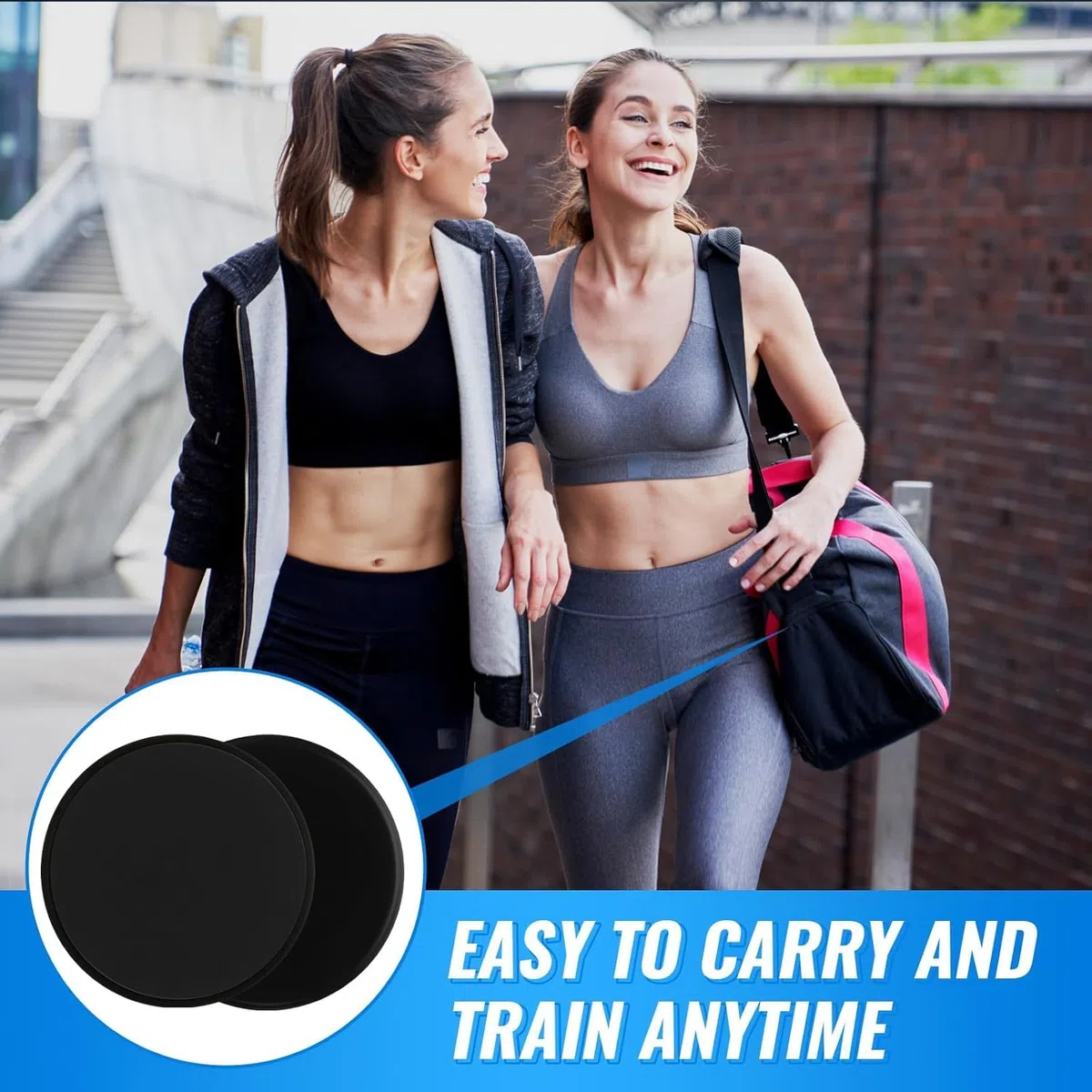 Dischi di Scorrimento 2 Pezzi Dischi Scorrevoli per Fitness,Core Sliders Esercizio Cursori,Sliders Fitness Doppio Lato,Esercizio Disco Scorrevole per Allenamento Completo del Corpo(Nero)