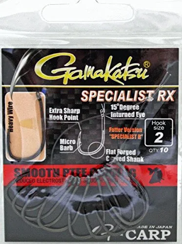 Gamakatsu Specialist RX; Gr. 2; grau