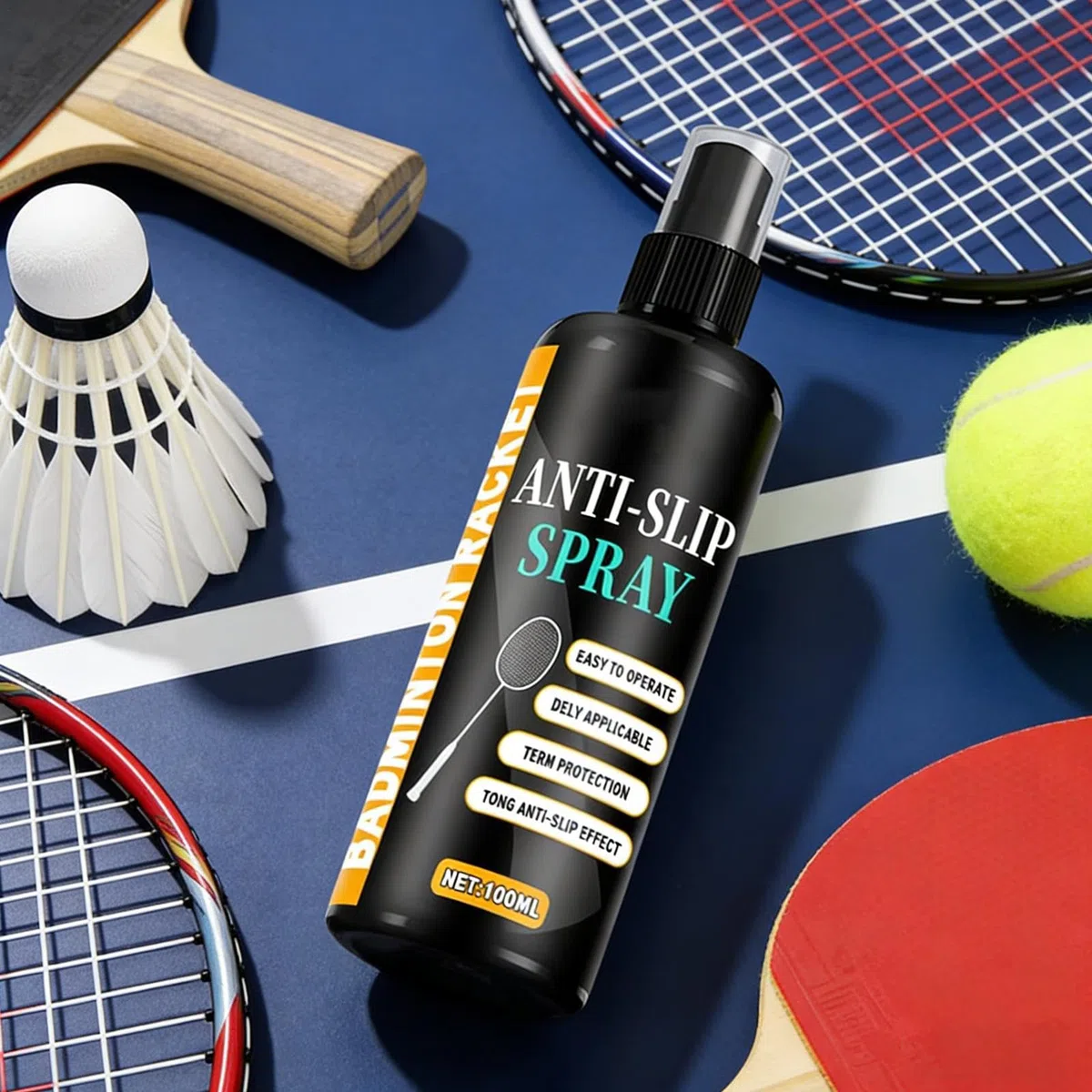 Grip spray – 100 ml antiscivolo resistente al sudore, spray appiccicoso per le mani, per atleti, competizioni, allenamento, tennis, baseball, golf, badminton