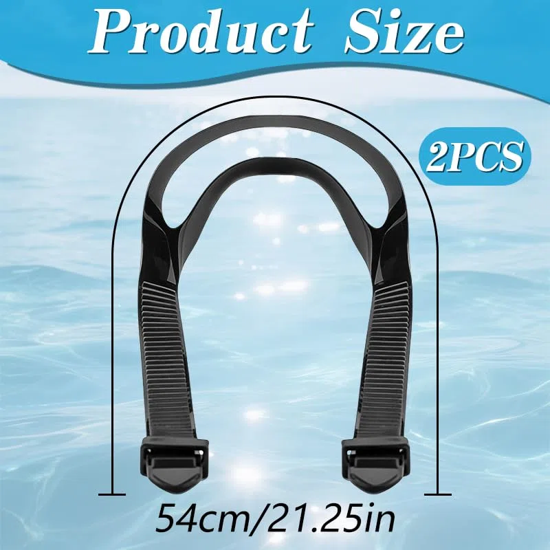2 Pezzi Cinturino Maschera Immersione, Cinturino per Maschera Sub, Mascheras Snorkeling Cinturinos, Antiscivolo Cinturinos per Mascheras da Sub, per Immersioni Nuoto Snorkeling