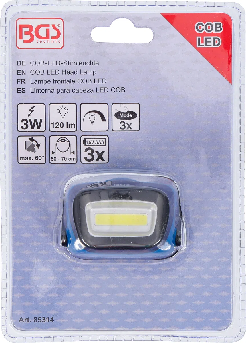 BGS 85314 | Lampada frontale a COB-LED