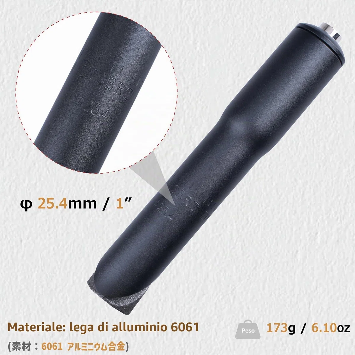 Azarxis Piantone Forcella di Bici da Corsa, Prolunga Stelo Manubrio MTB, Rialzo Manubrio Bicicletta da Città Strada