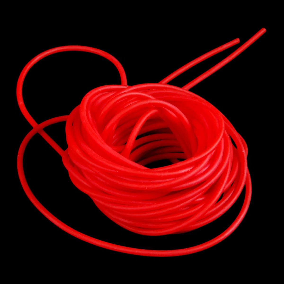Tubo elastico rosso, in lattice naturale, ricambio per caccia, fionda, catapulta