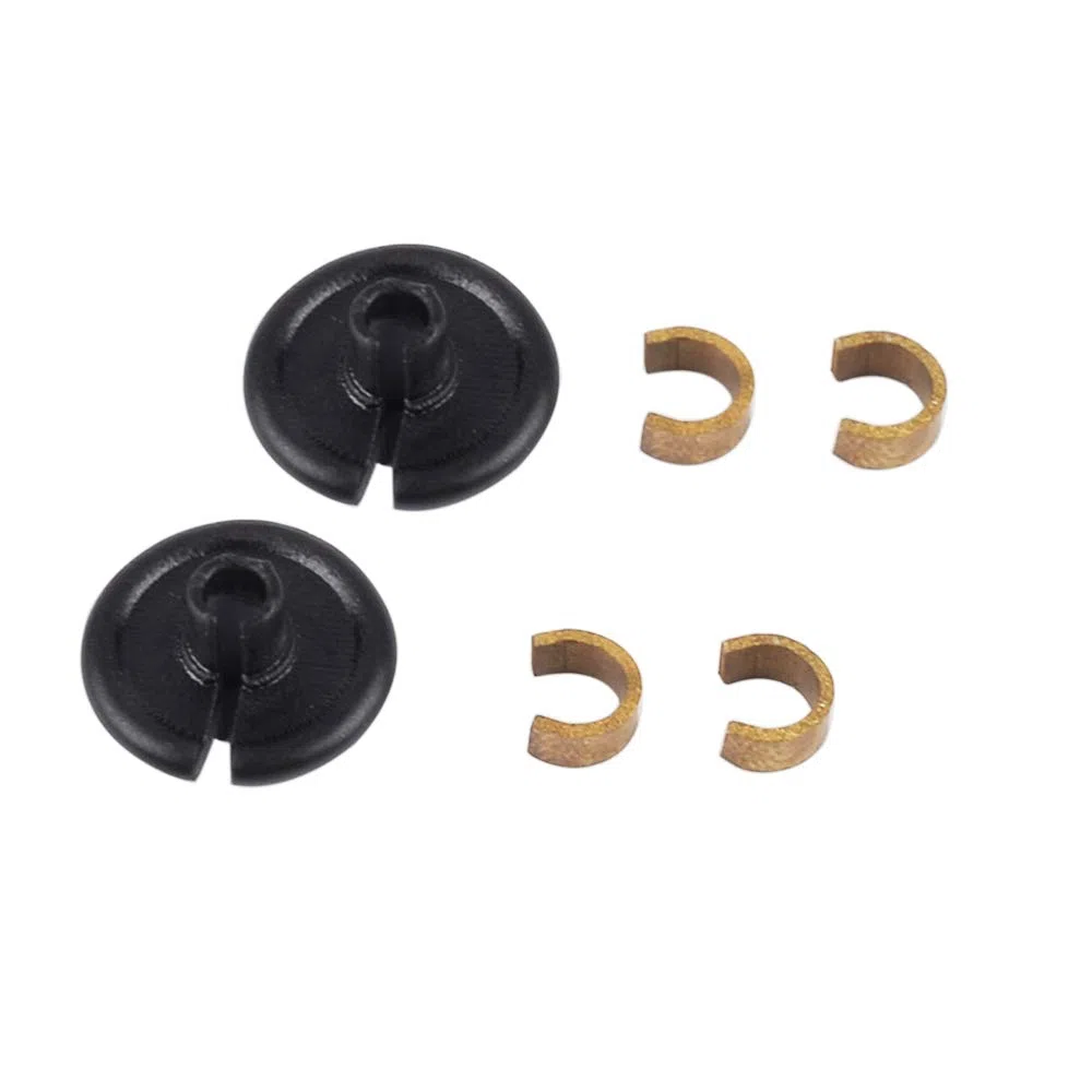 NIKA ARCHERY Kisser Button con clip di ancoraggio, confezione da 2
